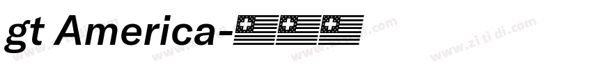 gt America字体转换